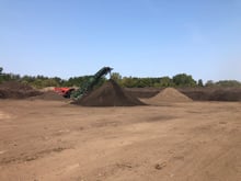 Screening compost at Spurt Industries Wixom MI