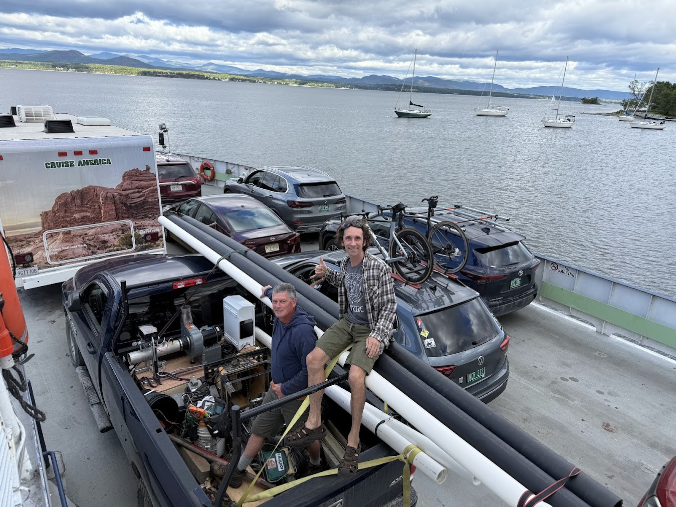 Delivering a Mini System Across Lake Champlain
